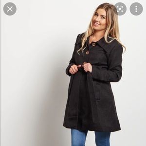 PinkBlush maternity jacket. Black size large.